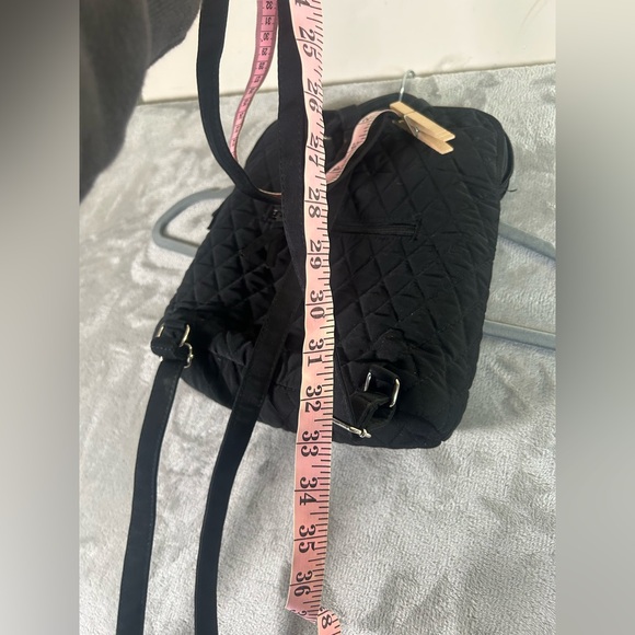 Vera Bradley quilted black backpack - Picture 11 of 12